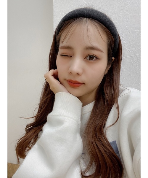 JUMELLE（ジュメロ）の「フランネルカチューシャ（カチューシャ・レディース・ブラック/ベージュ/ブラウン・FREE）」の10枚目の写真