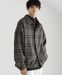 ETELIO | 2wayビッグシルエットメルトンショートブルゾン(ブルゾン)