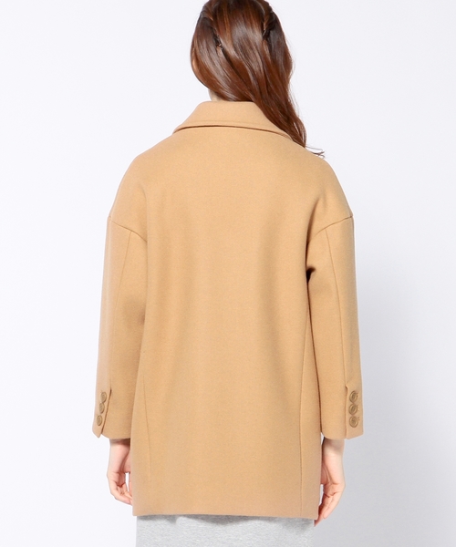 Another Edition(アナザーエディション)の「メルトン ビッグコート/ AE MLTN BIG CT◆(その他アウター・レディース・ブラック/ブラウン・MEDIUM/SMALL)」の13枚目の写真