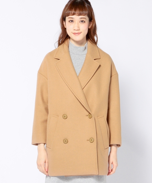 Another Edition(アナザーエディション)の「メルトン ビッグコート/ AE MLTN BIG CT◆(その他アウター・レディース・ブラック/ブラウン・MEDIUM/SMALL)」の14枚目の写真