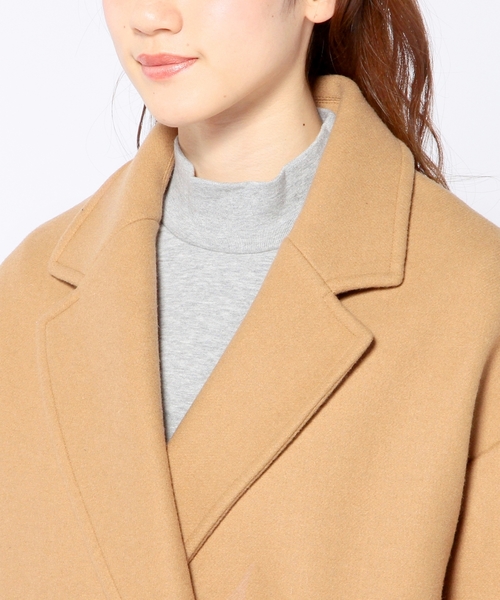 Another Edition(アナザーエディション)の「メルトン ビッグコート/ AE MLTN BIG CT◆(その他アウター・レディース・ブラック/ブラウン・MEDIUM/SMALL)」の8枚目の写真