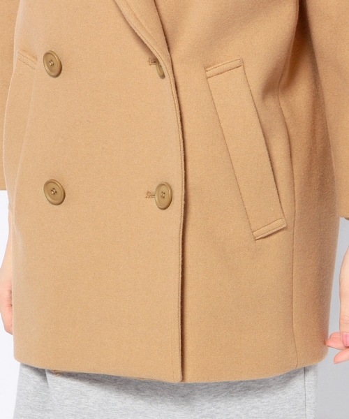 Another Edition(アナザーエディション)の「メルトン ビッグコート/ AE MLTN BIG CT◆(その他アウター・レディース・ブラック/ブラウン・MEDIUM/SMALL)」の10枚目の写真