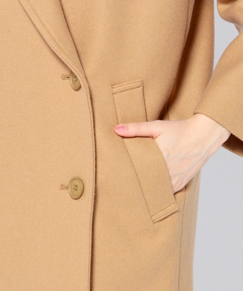 Another Edition(アナザーエディション)の「メルトン ビッグコート/ AE MLTN BIG CT◆(その他アウター・レディース・ブラック/ブラウン・MEDIUM/SMALL)」の12枚目の写真