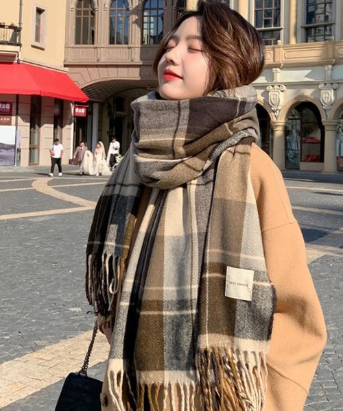 セール ブロックチェックマフラー マフラー Ulysses ユリシス のファッション通販 Zozotown