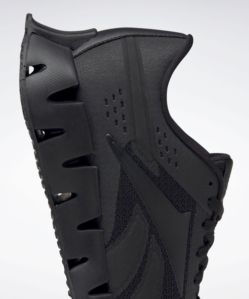 Reebok（リーボック）の「ジグ ダイナミカ 2.0 / ZIG DYNAMICA 2.0（スニーカー・メンズ・グレー/ブラック×ブラック・24.5cm/25.5cm/26.5cm/27.5cm/28.5cm/25.0cm/26.0cm/27.0cm/28.0cm/29.0cm）」の5枚目の写真