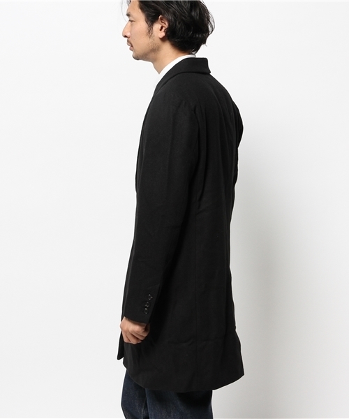 CIAOPANIC(チャオパニック)の「【Ciaopanic】メルトンチェスターコート(チェスターコート・メンズ・ブラック/ネイビー/チャコールグレー・LARGE/MEDIUM/FREE/SMALL)」の5枚目の写真