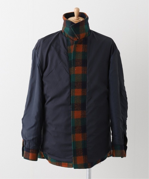 B.C STOCK（ベーセーストック）の「[ WC]SQUARE CHECK CPO シャツブルゾン（ブルゾン・メンズ・ブラウン/グリーン・MEDIUM/LARGE）」の15枚目の写真