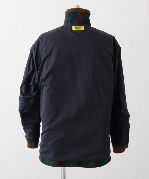 B.C STOCK（ベーセーストック）の「[ WC]SQUARE CHECK CPO シャツブルゾン（ブルゾン・メンズ・ブラウン/グリーン・MEDIUM/LARGE）」の16枚目の写真