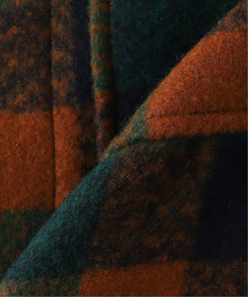 B.C STOCK（ベーセーストック）の「[ WC]SQUARE CHECK CPO シャツブルゾン（ブルゾン・メンズ・ブラウン/グリーン・MEDIUM/LARGE）」の20枚目の写真