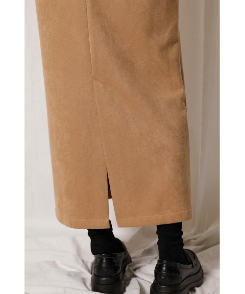 crie conforto（クリーコンフォルト）の「ダンボールスエードスカート（スカート・レディース・ミント/キャメル/ライトピンク・SMALL/MEDIUM/LARGE）」の21枚目の写真