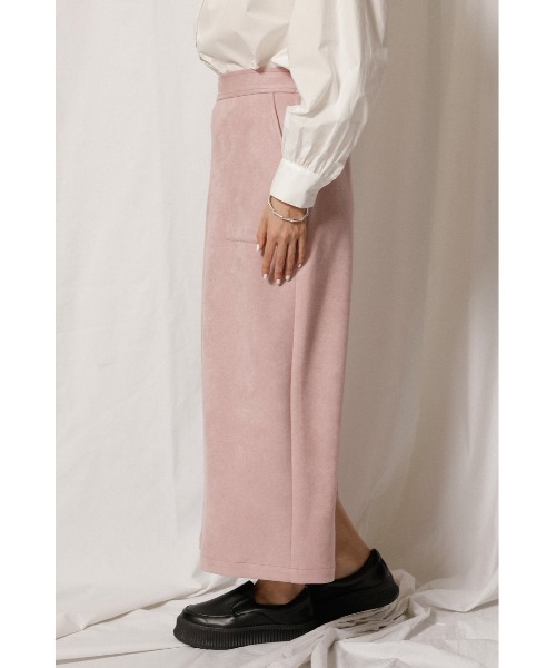 crie conforto（クリーコンフォルト）の「ダンボールスエードスカート（スカート・レディース・ミント/キャメル/ライトピンク・SMALL/MEDIUM/LARGE）」の16枚目の写真