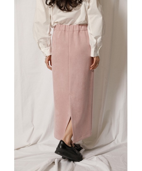 crie conforto（クリーコンフォルト）の「ダンボールスエードスカート（スカート・レディース・ミント/キャメル/ライトピンク・SMALL/MEDIUM/LARGE）」の15枚目の写真