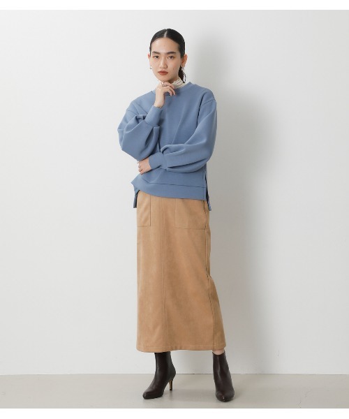 crie conforto（クリーコンフォルト）の「ダンボールスエードスカート（スカート・レディース・ミント/キャメル/ライトピンク・SMALL/MEDIUM/LARGE）」の20枚目の写真