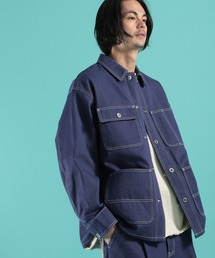 niko and... | [niko and ...JEANS 2022SS]デニムカバーオールジャケット(デニムジャケット)