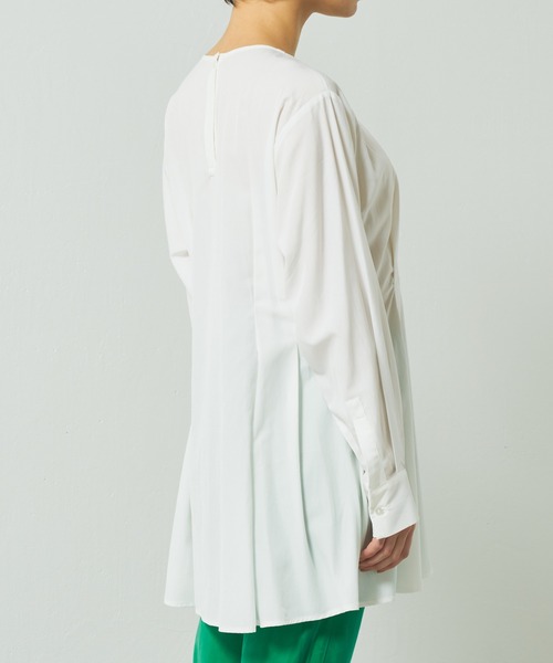 Lui's(ルイス)の「フレアブラウスニットレイヤードトップス(Tシャツ/カットソー・レディース・ブラック/グリーン/ブルー・FREE)」の21枚目の写真