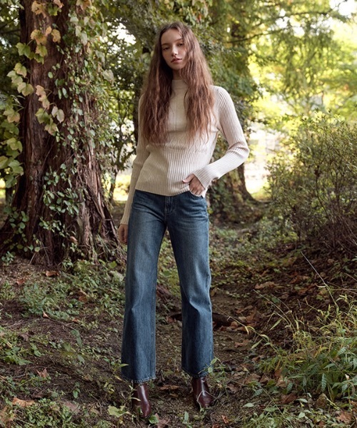 deBURN（デバーン）の「【deBURN 】ダイアハーフネックニット / dia half turtle_KN（ニット/セーター・レディース・ブラック/ブラウン/カーキ/アイボリー/ライトベージュ・FREE）」の13枚目の写真