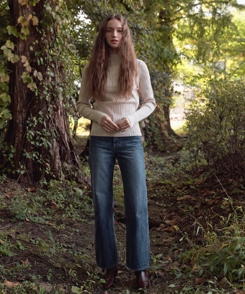 deBURN（デバーン）の「【deBURN 】ダイアハーフネックニット / dia half turtle_KN（ニット/セーター・レディース・ブラック/ブラウン/カーキ/アイボリー/ライトベージュ・FREE）」の14枚目の写真