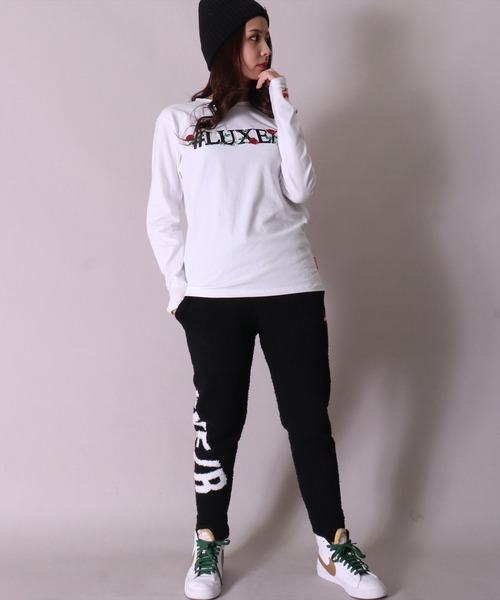 LUXE/R(ラグジュ)の「【ユニセックス】【LUXE/R】ビッグ ロゴ ジャガード ニット イージー パンツ(RMS)(スウェットパンツ・メンズ・ブラック/ベージュ/ネイビー・MEDIUM/LARGE)」の16枚目の写真