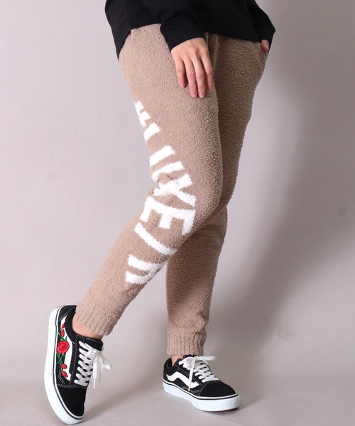 LUXE/R(ラグジュ)の「【ユニセックス】【LUXE/R】ビッグ ロゴ ジャガード ニット イージー パンツ(RMS)(スウェットパンツ・メンズ・ブラック/ベージュ/ネイビー・MEDIUM/LARGE)」の20枚目の写真