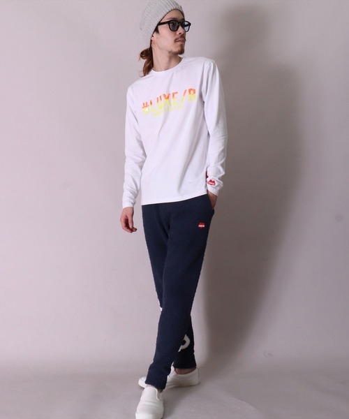 LUXE/R(ラグジュ)の「【ユニセックス】【LUXE/R】ビッグ ロゴ ジャガード ニット イージー パンツ(RMS)(スウェットパンツ・メンズ・ブラック/ベージュ/ネイビー・MEDIUM/LARGE)」の22枚目の写真