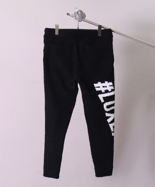LUXE/R(ラグジュ)の「【ユニセックス】【LUXE/R】ビッグ ロゴ ジャガード ニット イージー パンツ(RMS)(スウェットパンツ・メンズ・ブラック/ベージュ/ネイビー・MEDIUM/LARGE)」の8枚目の写真