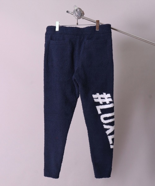 LUXE/R(ラグジュ)の「【ユニセックス】【LUXE/R】ビッグ ロゴ ジャガード ニット イージー パンツ(RMS)(スウェットパンツ・メンズ・ブラック/ベージュ/ネイビー・MEDIUM/LARGE)」の14枚目の写真