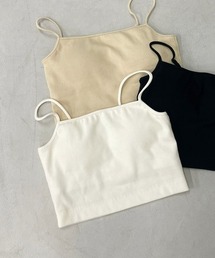 Heather | カップ付きリブキャミ  267079(キャミソール)