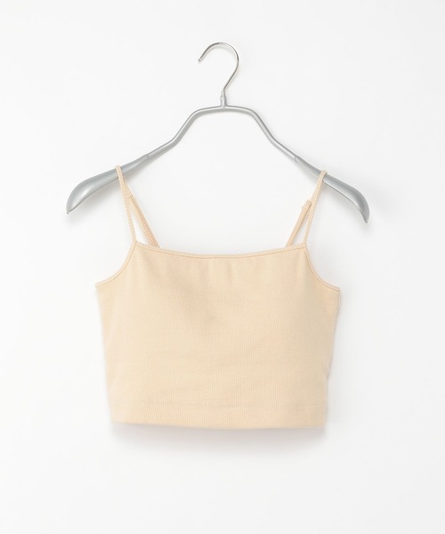 Heather（ヘザー）の「カップ付きリブキャミ  267079（キャミソール・レディース・オフホワイト/ブラック/ベージュ/ブルー・FREE）」の9枚目の写真