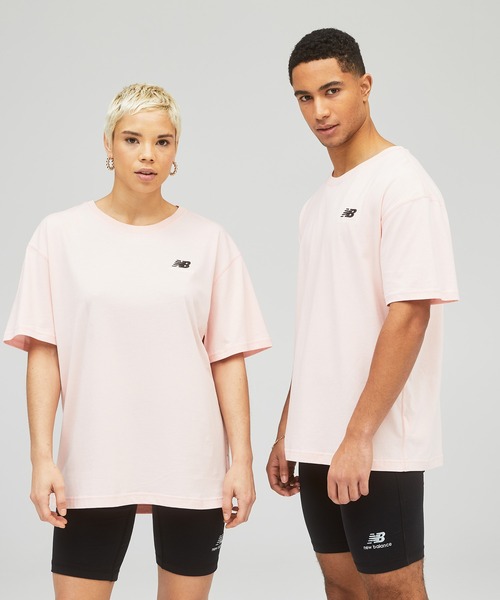 NEW BALANCE(ニューバランス)の「NB Essentials uni-ssentials Tシャツ(Tシャツ/カットソー・メンズ・イエロー/ホワイト/ネイビー/ブラウン/ブラック/ピンクベージュ・02/01/03/04/05/00)」の11枚目の写真