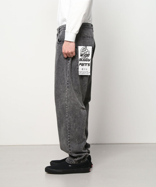 WESTSEA（ウエストシー）の「ケミカルウォッシュワイドバギーパンツ