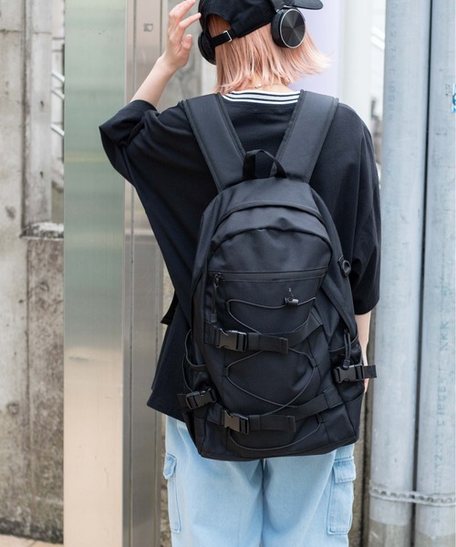 WEGO（ウィゴー）の「WEGO/ダブルストラップバックパック（バックパック/リュック・メンズ・ブラック・FREE）」の22枚目の写真