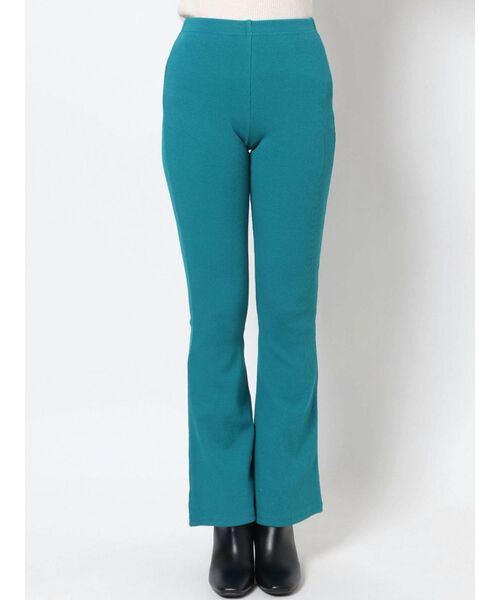 EMODA（エモダ）の「フィットフレアパンツ（その他パンツ・レディース・ブルー/ブラック/ブラウン/ライム・FREE）」の15枚目の写真
