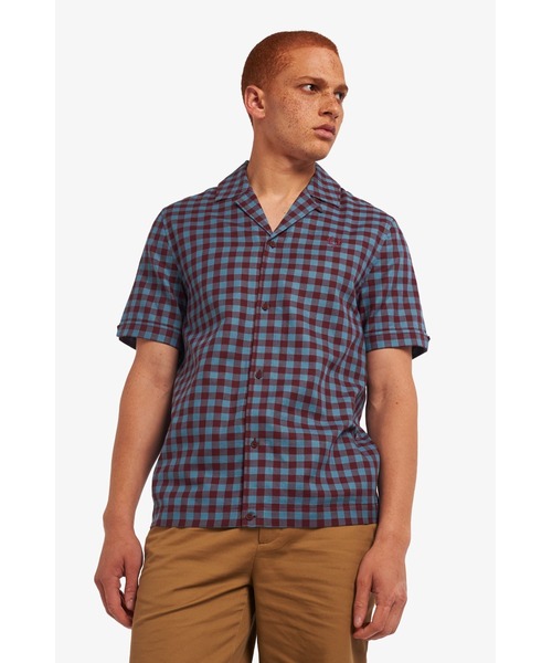 FRED PERRY（フレッドペリー）の「Gingham Revere Collar Shirt