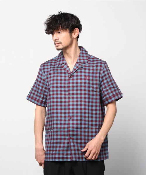 s*e様 FRED PERRY ギンガムチェック シャツブルゾン　ポーカーズ　C FRED PERRY 2トーン半袖シャツ L ギンガムチェック モッズ スカ