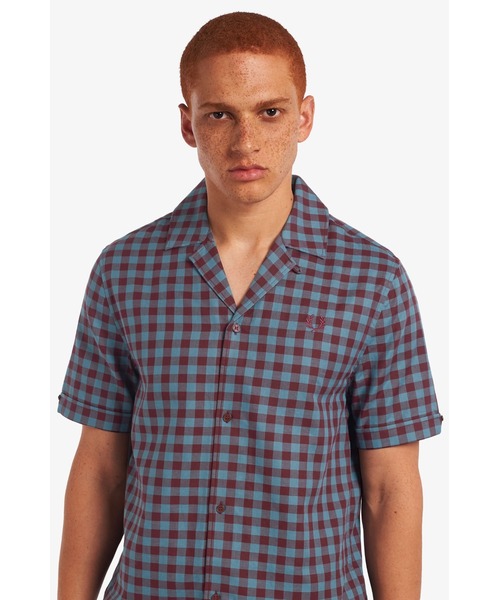 FRED PERRY (フレッド ペリー) Classic Gingham Shirt(クラシックギンガムシャツ) セール】Gingham Shirt／ギンガムシャツ（シャツ/ブラウス