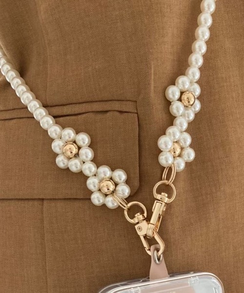 Me%（ミィパーセント）の「オハナモバイルストラップ　270554（スマホグッズ・レディース・ホワイト/ブラック系その他/ライトパープル/ホワイト系その他/ピンク/ベージュ/ピンク系その他/ブルー/イエロー/レッド系その他/オフホワイト/グレー/レッド/グリーン/ブルー系その他・FREE）」の20枚目の写真