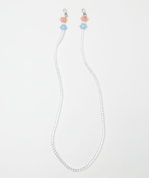 Me%（ミィパーセント）の「オハナモバイルストラップ　270554（スマホグッズ・レディース・ホワイト/ブラック系その他/ライトパープル/ホワイト系その他/ピンク/ベージュ/ピンク系その他/ブルー/イエロー/レッド系その他/オフホワイト/グレー/レッド/グリーン/ブルー系その他・FREE）」の17枚目の写真