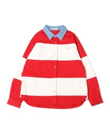 UGG | UGG＠mos デニムネック ボーダーシャツ(シャツ/ブラウス)