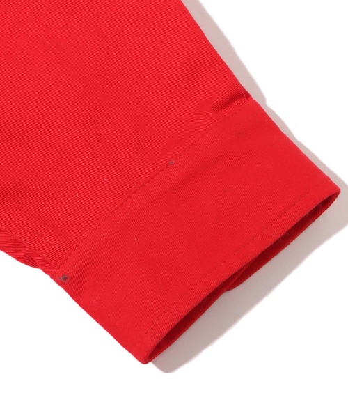 UGG（アグ）の「UGG＠mos デニムネック ボーダーシャツ（シャツ/ブラウス・レディース・ネイビー/レッド/グリーン・M/L/XL）」の6枚目の写真