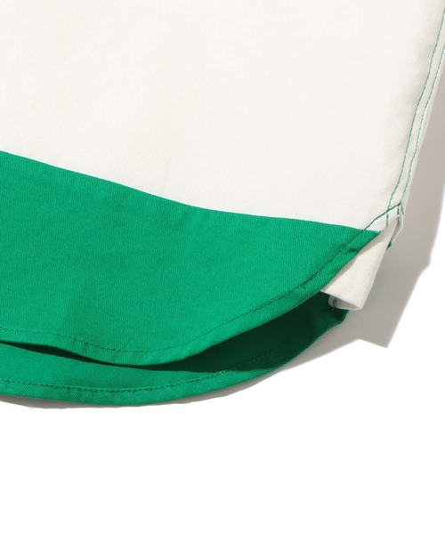 UGG（アグ）の「UGG＠mos デニムネック ボーダーシャツ（シャツ/ブラウス・レディース・ネイビー/レッド/グリーン・M/L/XL）」の14枚目の写真