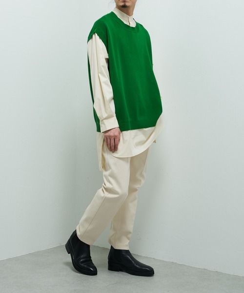 Lui's（ルイス）の「センタープレステーパードデニム（デニムパンツ・メンズ・インディゴブルー/アイボリー・SMALL/MEDIUM）」の19枚目の写真