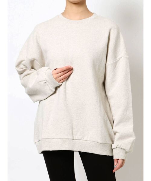 merry jenny（メリージェニー）の「good night sweat（スウェット・レディース・オフホワイト/アイボリー・FREE）」の5枚目の写真
