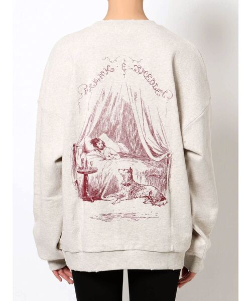 merry jenny（メリージェニー）の「good night sweat（スウェット・レディース・オフホワイト/アイボリー・FREE）」の6枚目の写真