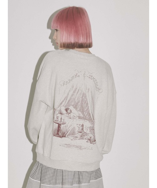 merry jenny（メリージェニー）の「good night sweat（スウェット・レディース・オフホワイト/アイボリー・FREE）」の2枚目の写真