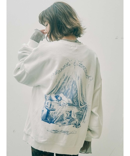 merry jenny（メリージェニー）の「good night sweat（スウェット・レディース・オフホワイト/アイボリー・FREE）」の16枚目の写真