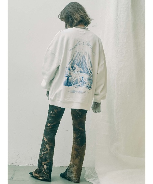 merry jenny（メリージェニー）の「good night sweat（スウェット・レディース・オフホワイト/アイボリー・FREE）」の17枚目の写真