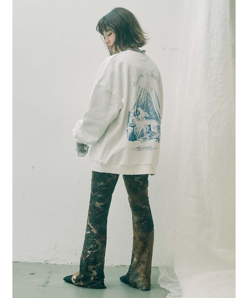 merry jenny（メリージェニー）の「good night sweat（スウェット・レディース・オフホワイト/アイボリー・FREE）」の21枚目の写真