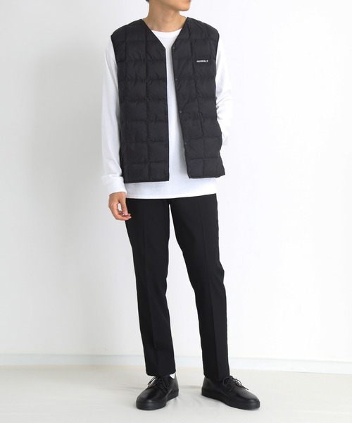 And A(アンドエー)の「GRAMICCI グラミチ / TAION × GRAMICCI INNER DOWN VEST タイオン コラボ インナーダウンベスト(パッカブル) / G2FU-J083-TG(ダウンベスト・メンズ・ブラック・MEDIUM/LARGE/X-LARGE)」の18枚目の写真