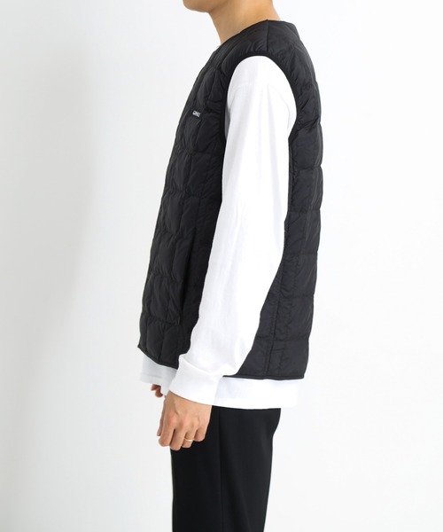 And A(アンドエー)の「GRAMICCI グラミチ / TAION × GRAMICCI INNER DOWN VEST タイオン コラボ インナーダウンベスト(パッカブル) / G2FU-J083-TG(ダウンベスト・メンズ・ブラック・MEDIUM/LARGE/X-LARGE)」の15枚目の写真