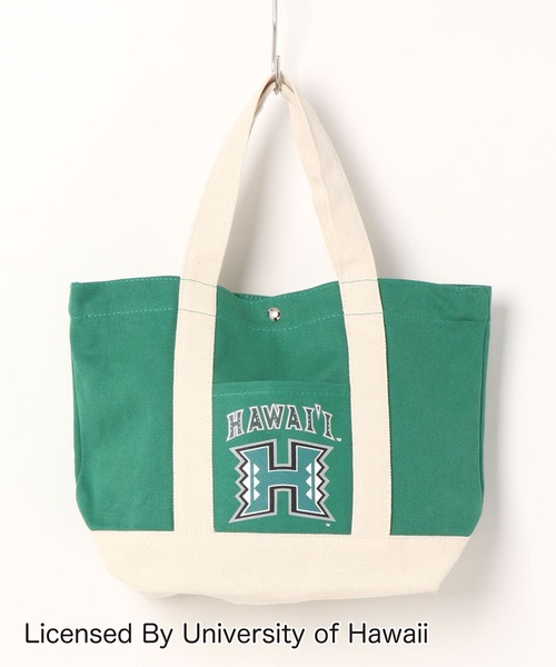Kahiko(カヒコ)の「【Kahiko】University of Hawaii トートバッグ(トートバッグ・レディース・ホワイト/ブラック/レッド/グリーン/レインボー・FREE)」の4枚目の写真